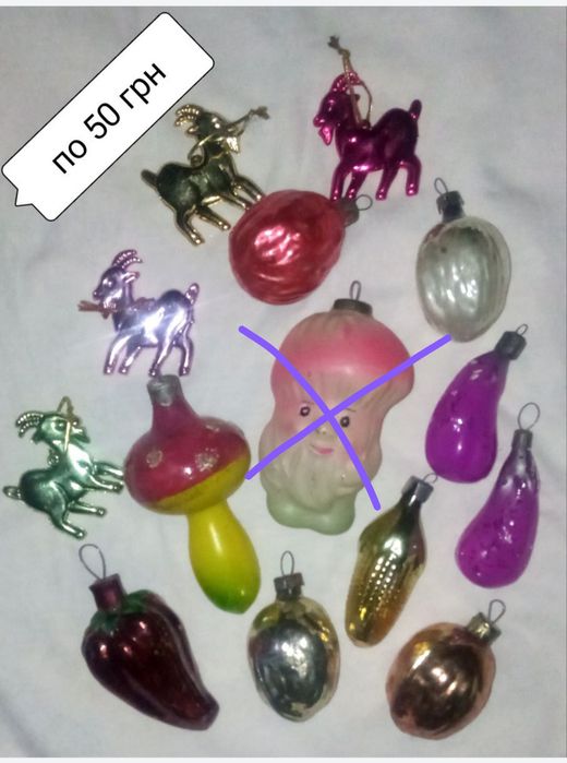 Игрушки. СССР. Новогодние. Ёлочные игрушки СССР