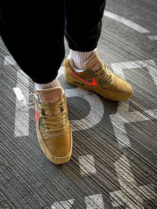 Meskie buty Off White NK Air Max 90 "Desert Ore" obuwie meskie 41-45