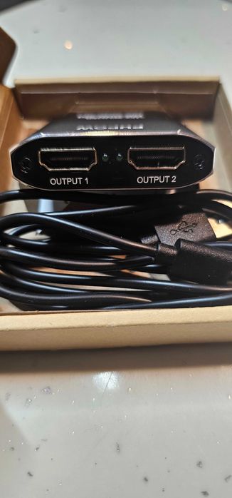Rozdzielacz HDMI PUPOW HS306-BK HDMI Splitter
