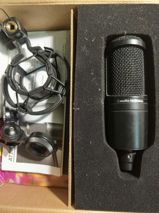 Audio Technica AT2020 Мікрофон студія звукозапису демо микрофон студия