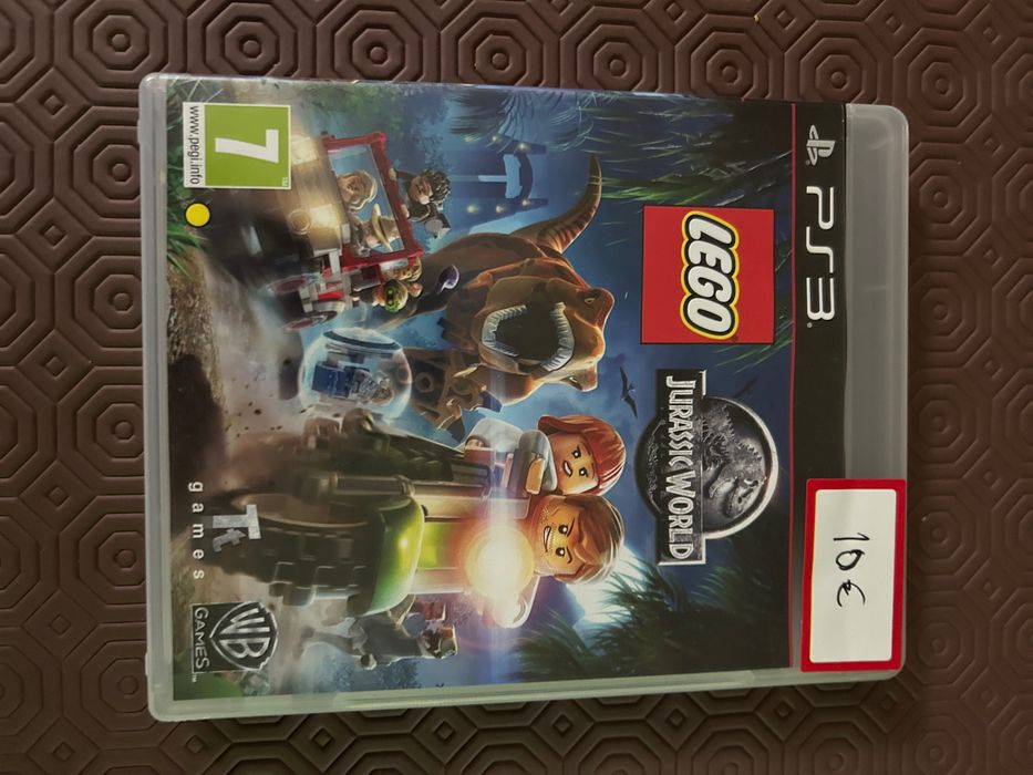 PS3 jogo LEGO Jurassic World PEGI 7 como novo