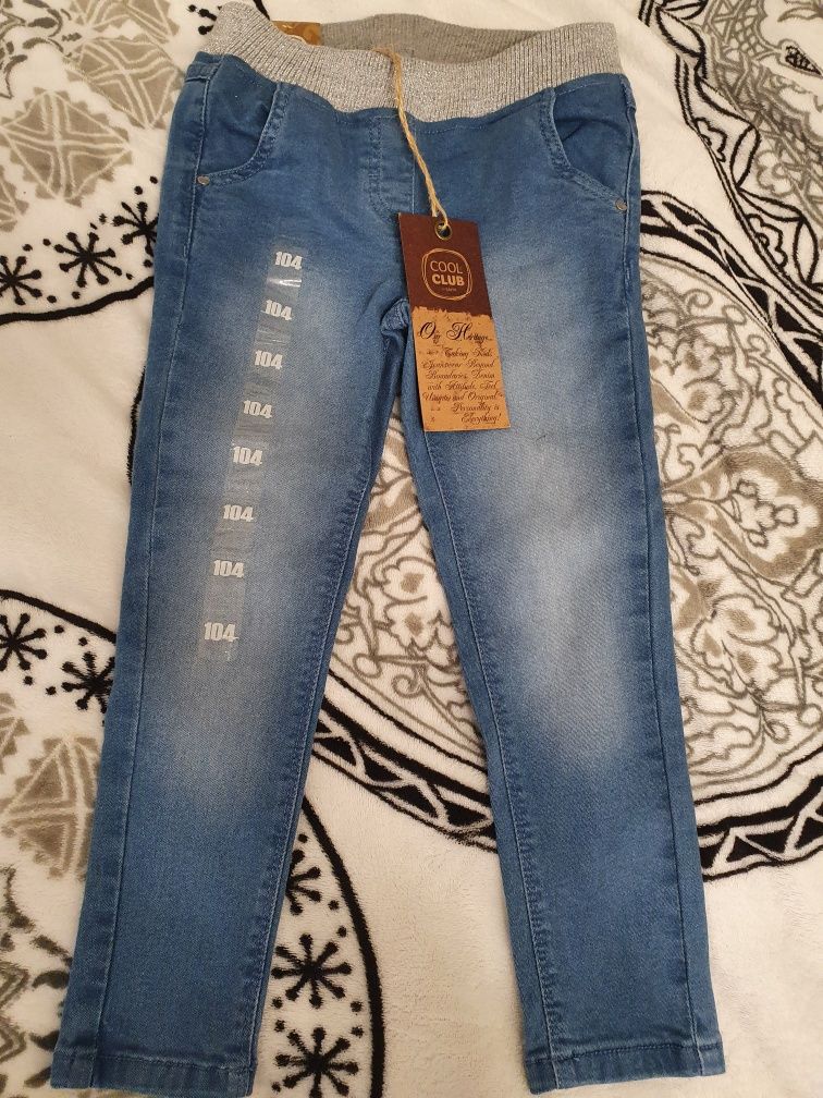 Spodnie jeansy nowe roz 104