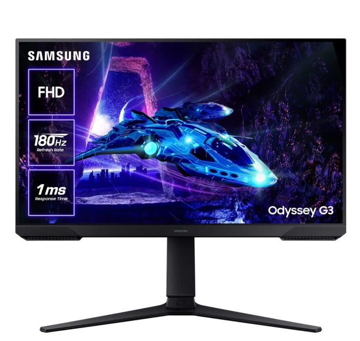 Монітор SAMSUNG LS24DG300EIXCI, Odyssey G3, 180гц.