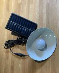 Solarka lampa LED żyrandol wiszący- pilot