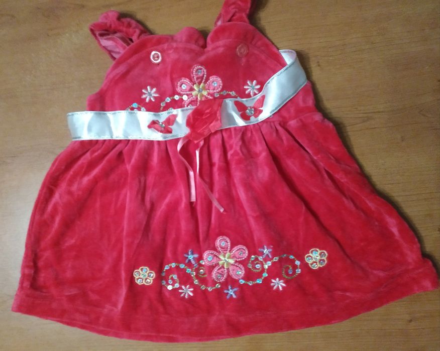 Sukienka na ramiączka (1-1,5 latka)