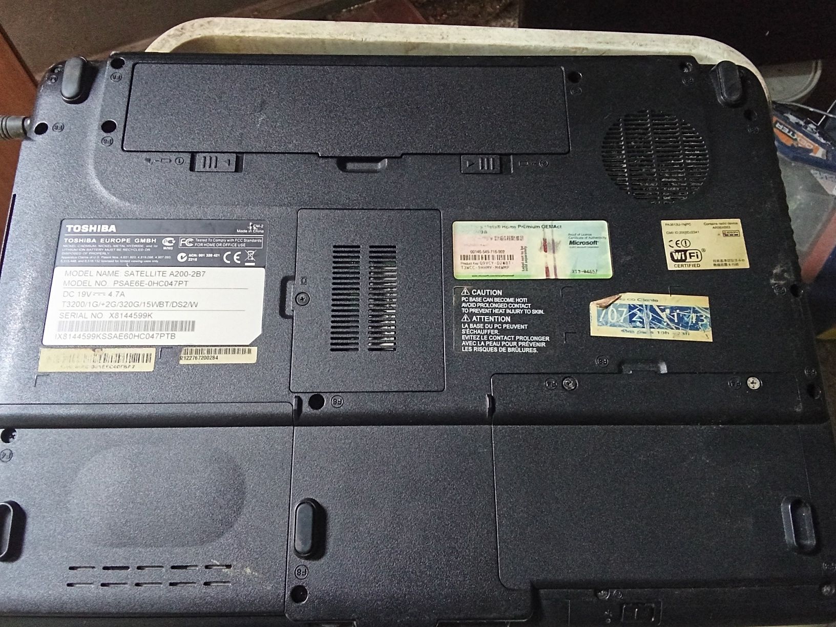 Portátil Toshiba