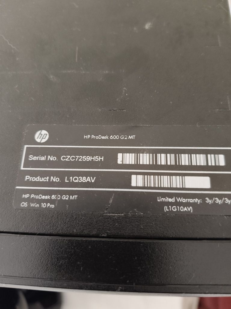 HP prodesk 600 G2 Core i5