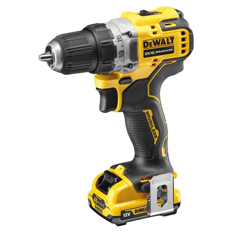 Дриль-шурупокрут DeWALT акумуляторний безщітко. 12 В XR, 2А (DCD701D2)