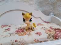 Figurka lps 2265 littlest pet shop Hasbro żółty koń unikat