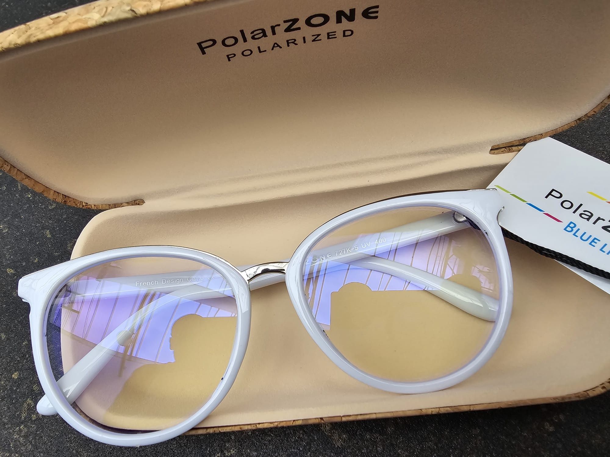 Polarzone okulary damskie zerówki modne nowe
