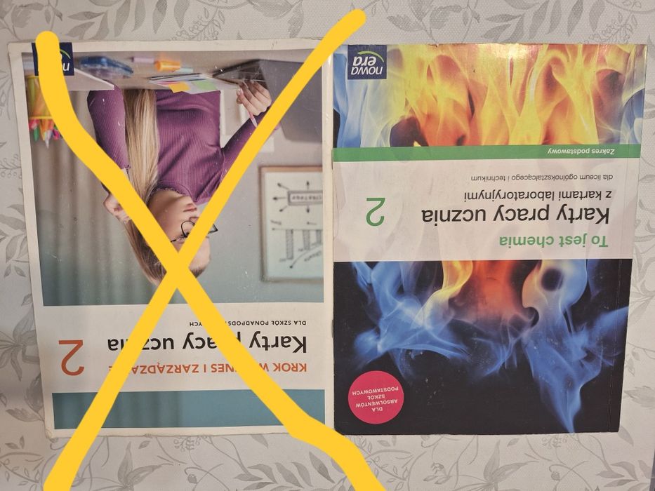 Podręczniki, karty pracy klasa 2 liceum I technikum