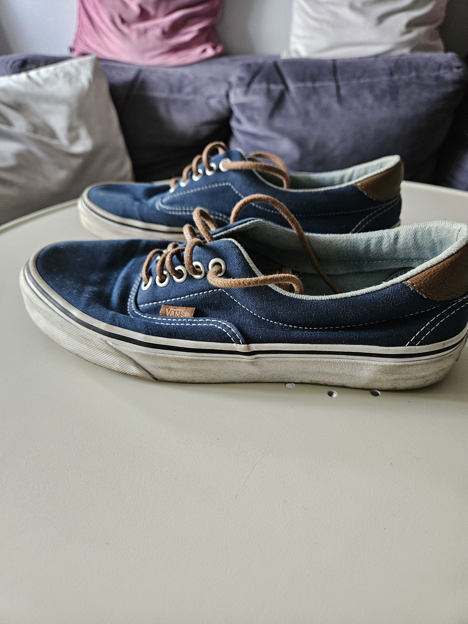 Trampki Vans granatowy z brązem