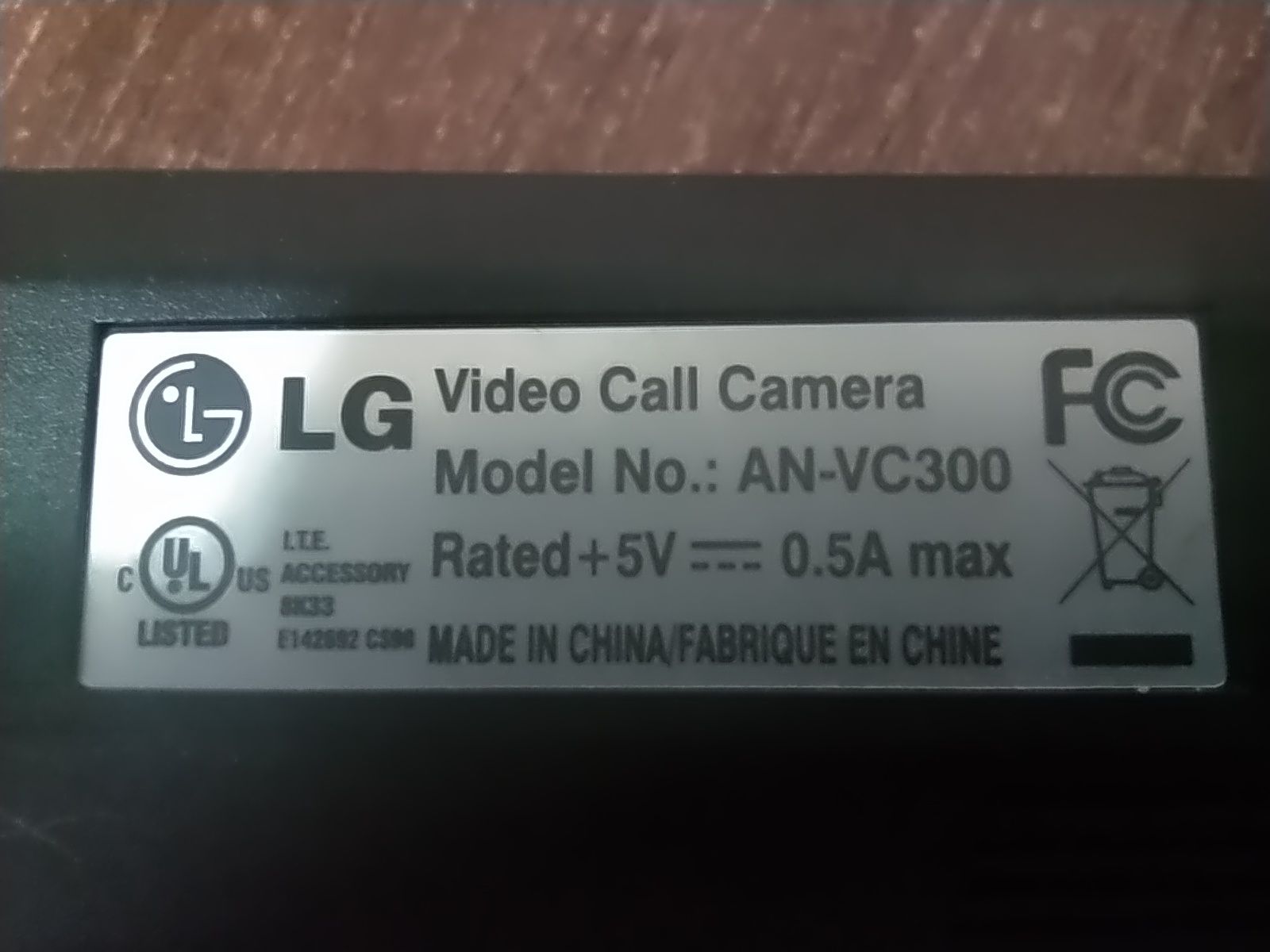 Веб камера, USB камера для smart tv LG AN-VC300