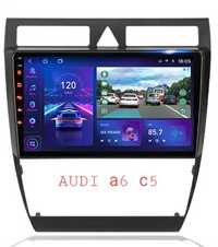Головний пристрій Ауді A6 C5 з Кар пей та Андроід авто