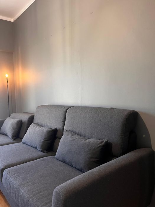 Sofá IKEA Slatorp 3 lugares com Chaise – Excelente estado!