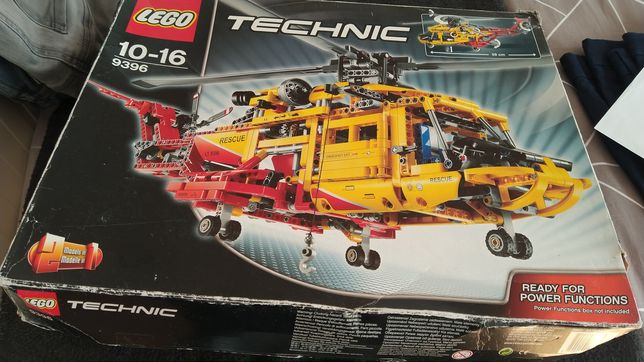 Helicóptero Lego completo com caixa e livros