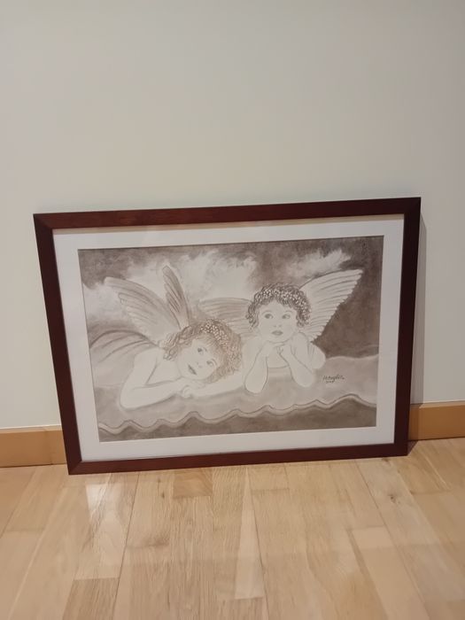 Quadro a carvão.