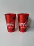 Nowy czerwony kubek aluminiowy Coca Cola Real Magic x2szt