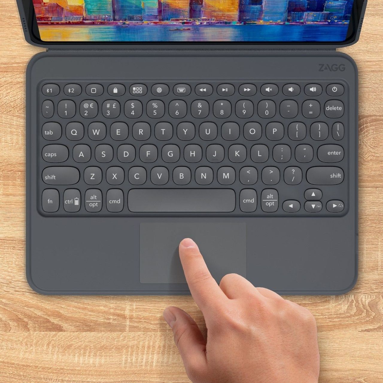 Чохол-клавіатура для iPad Air 4/5/6. Оригінал Zagg.  Розпродаж.