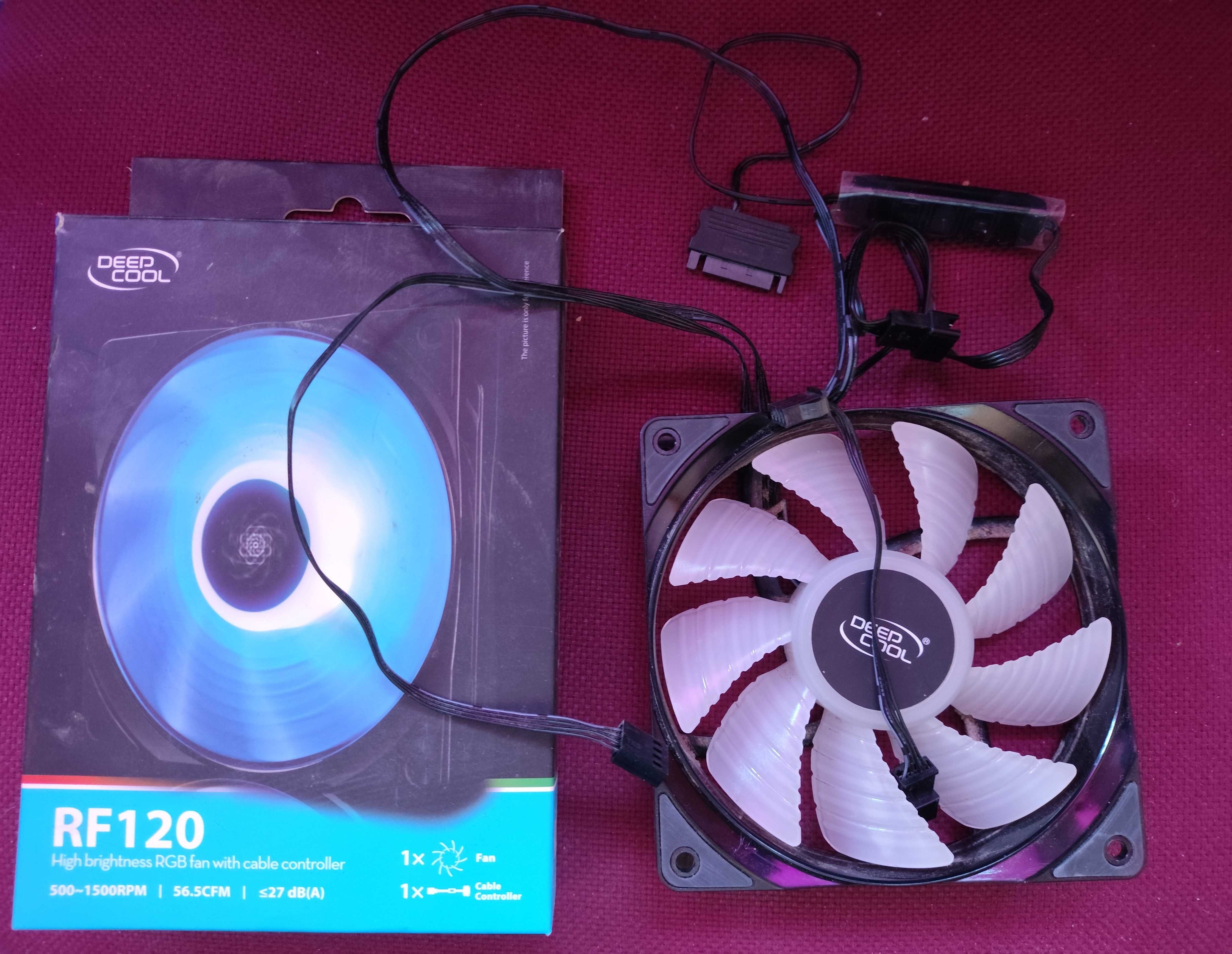 Кулер для корпуса Deepcool RF120 с RGB