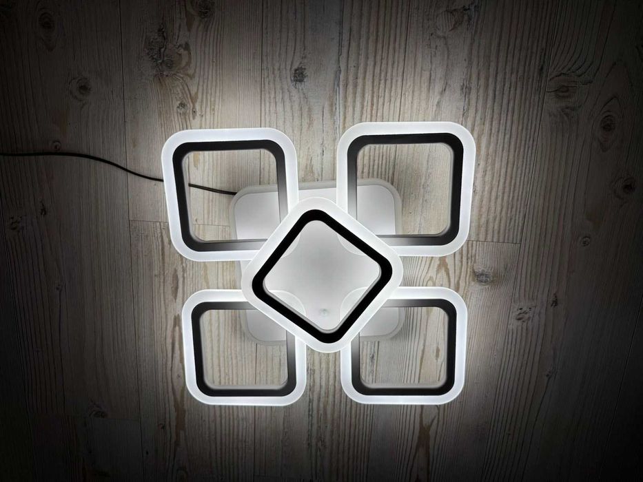 Светодиодная led Люстра 90W с пультом с подсветкой Світлодіодна лед