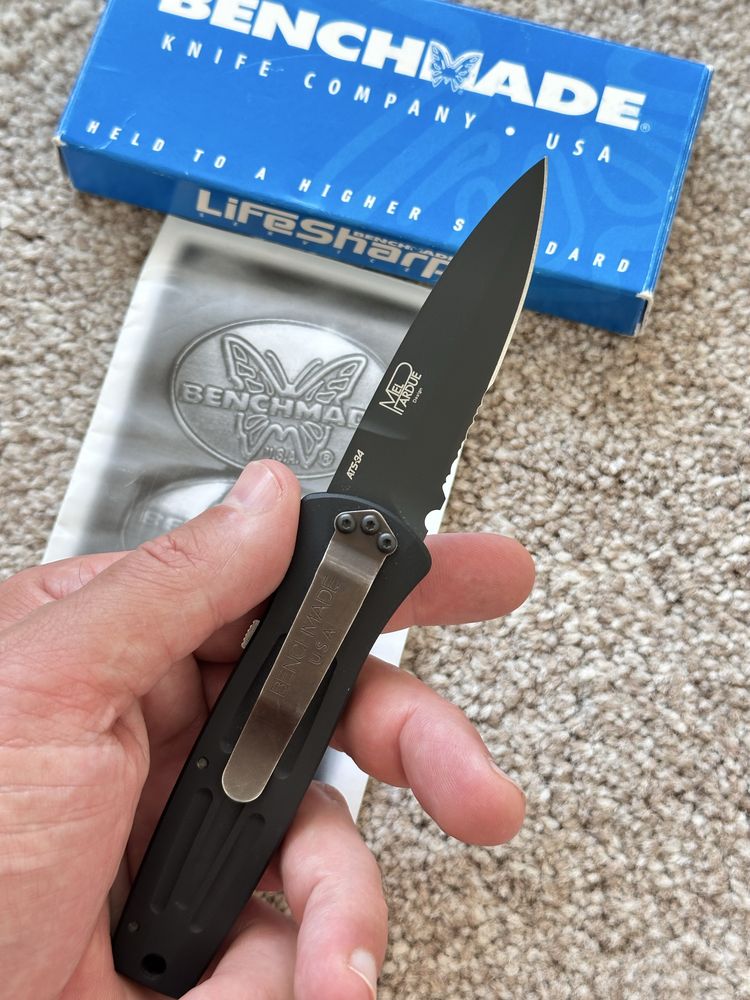 Benchmade 3550SBT Mel Pardue, Auto. Складний ніж. Оригінал!