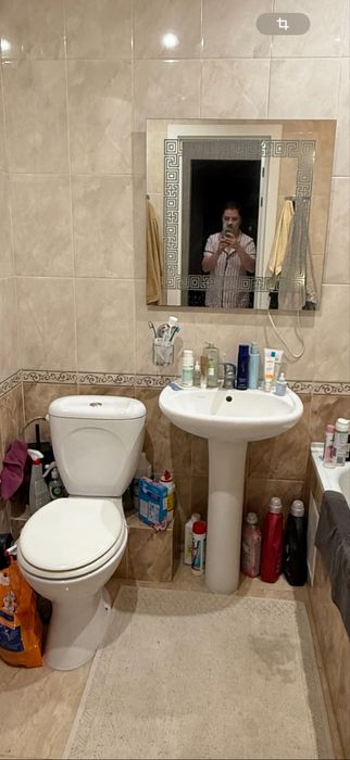 Умивальник / раковина в ванну душевую бу 55 на 45 см