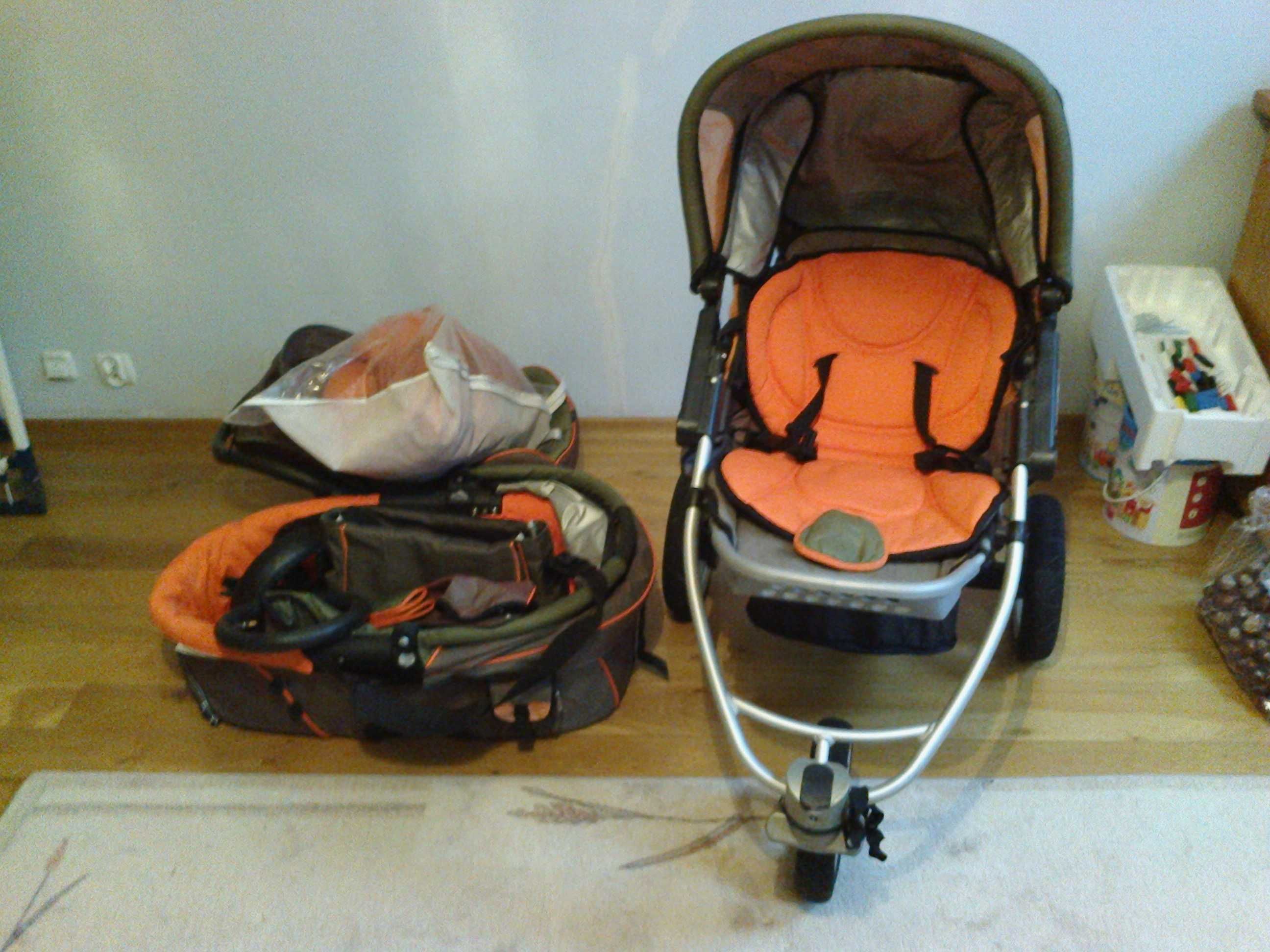 Wózek Quinny Speedi Sx z nosidełkiem, torbą i itd.