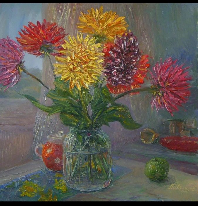 Картина. Холст.Масло. 55×55 см