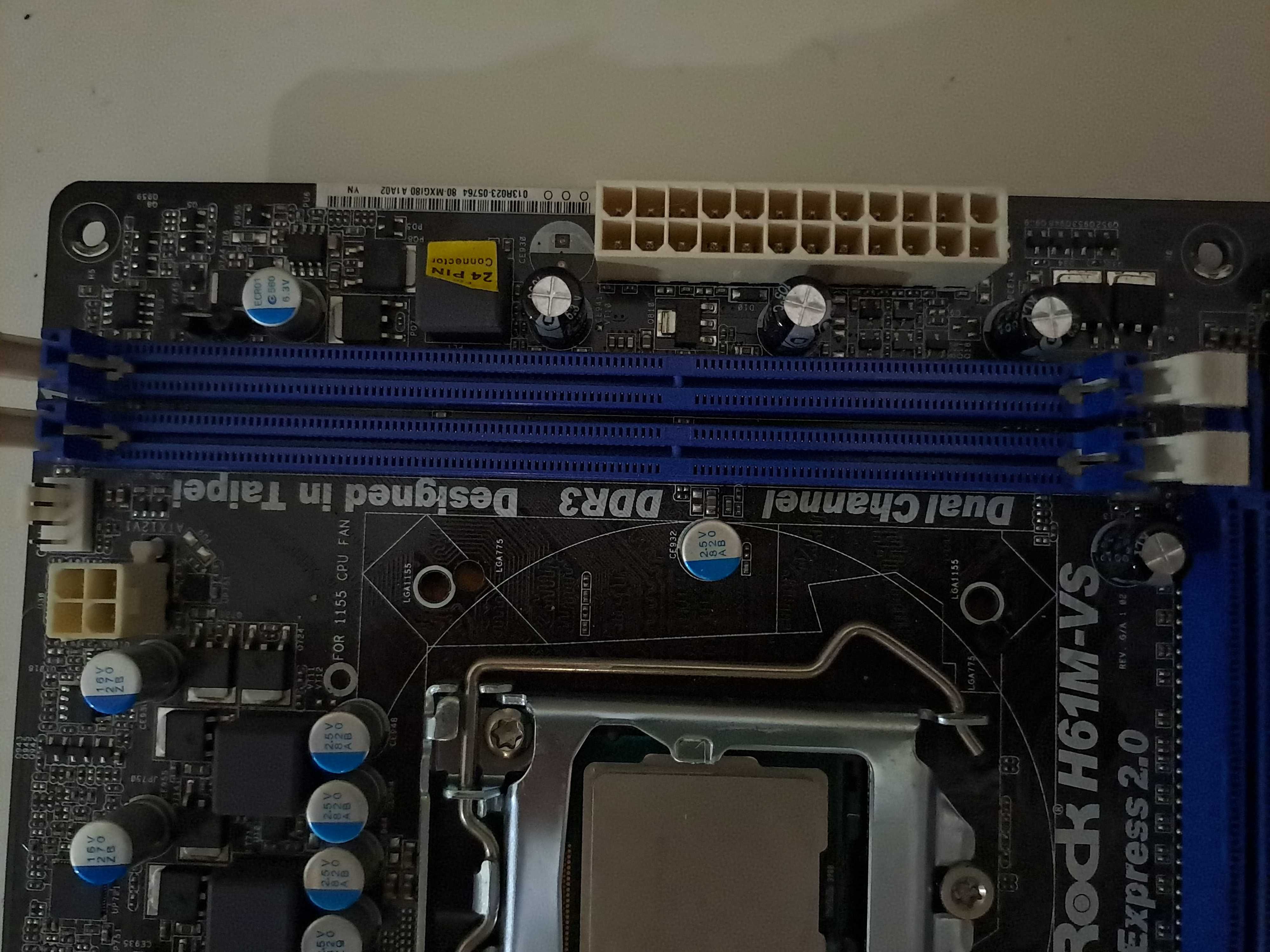 Płyta główna Asrock H61M-VS z możliwością PCIe 3.0 + Celeron g530