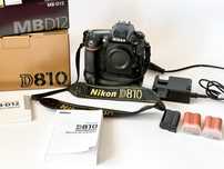 Nikon D810 com punho Nikon MB-12 e 3 baterias