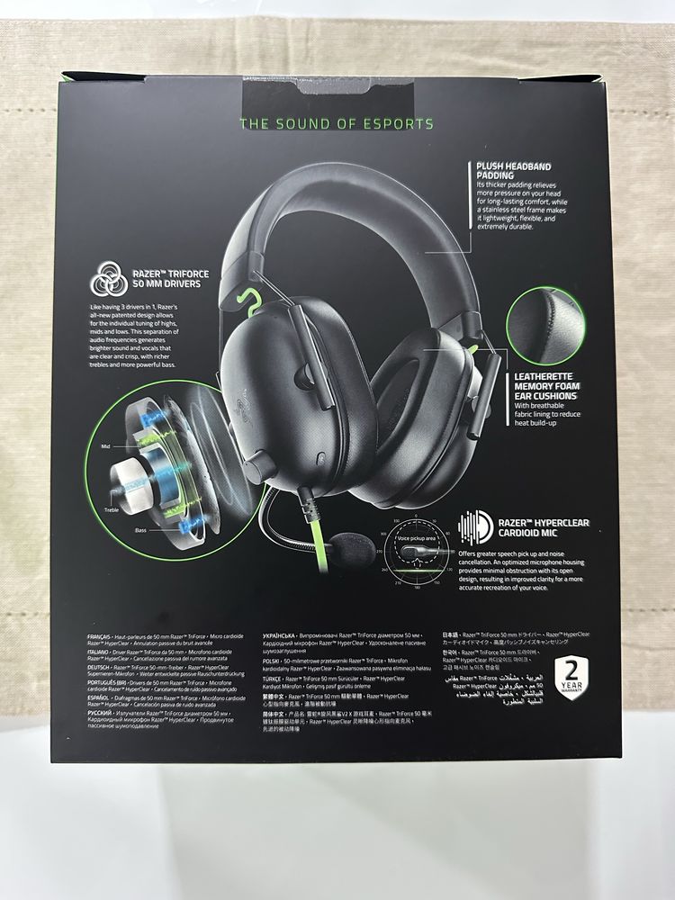 Headset Razer Blackshark V2 X