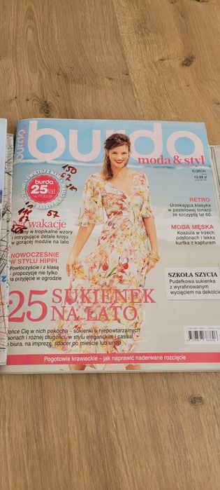 Burda 3magazyny + wykroje