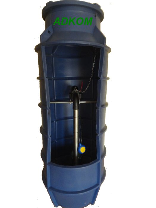 Przepompownia ścieków, 1,5kW, 230V, rozdrabniacz