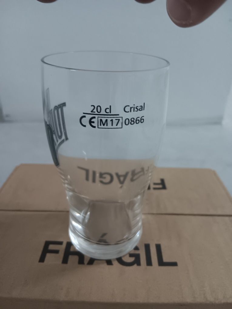 Caixa 6 copos Cerveja Topázio e Onyx