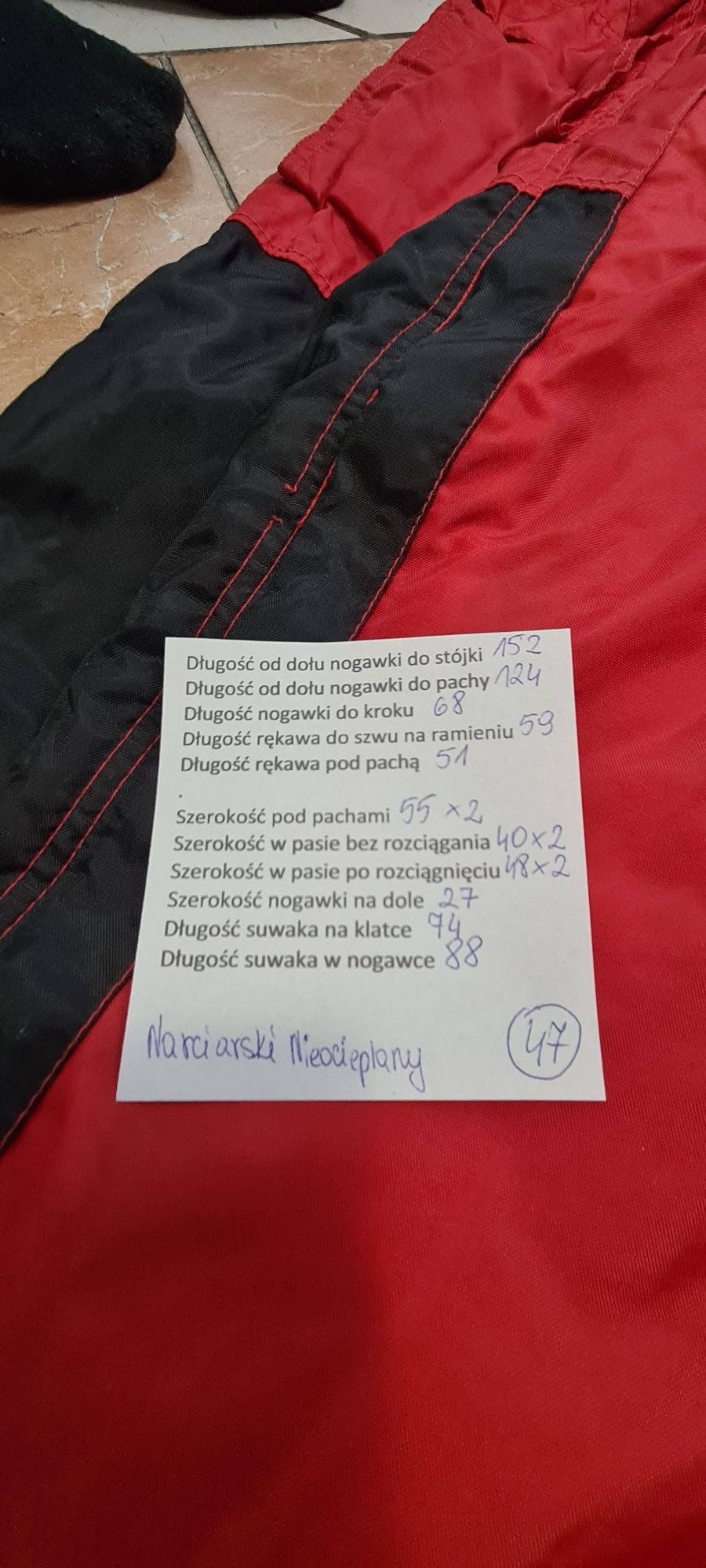 Kombinezon narciarski nie ocieplany męski JON BEKKEN AS rozm.46