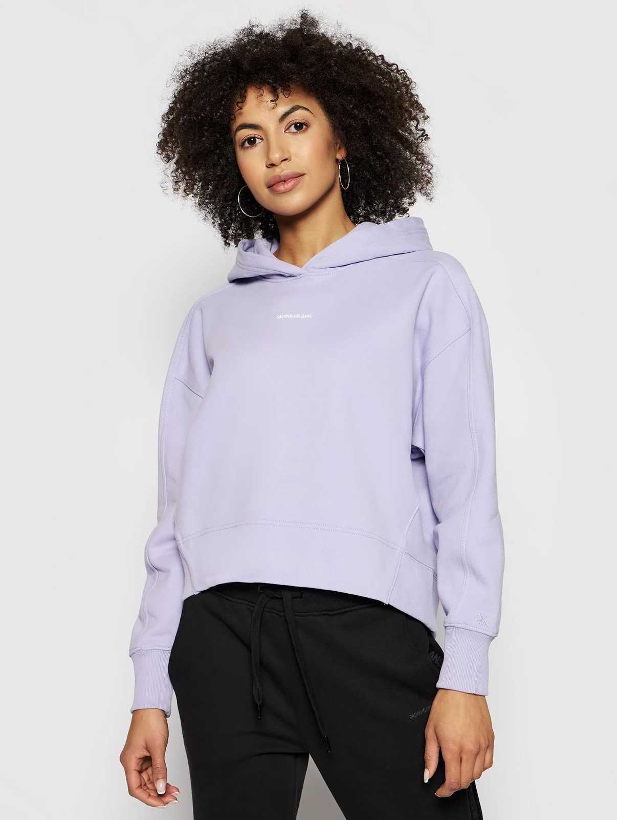 Жіноча кофта худі calvin klein jeans micro branding hoodie