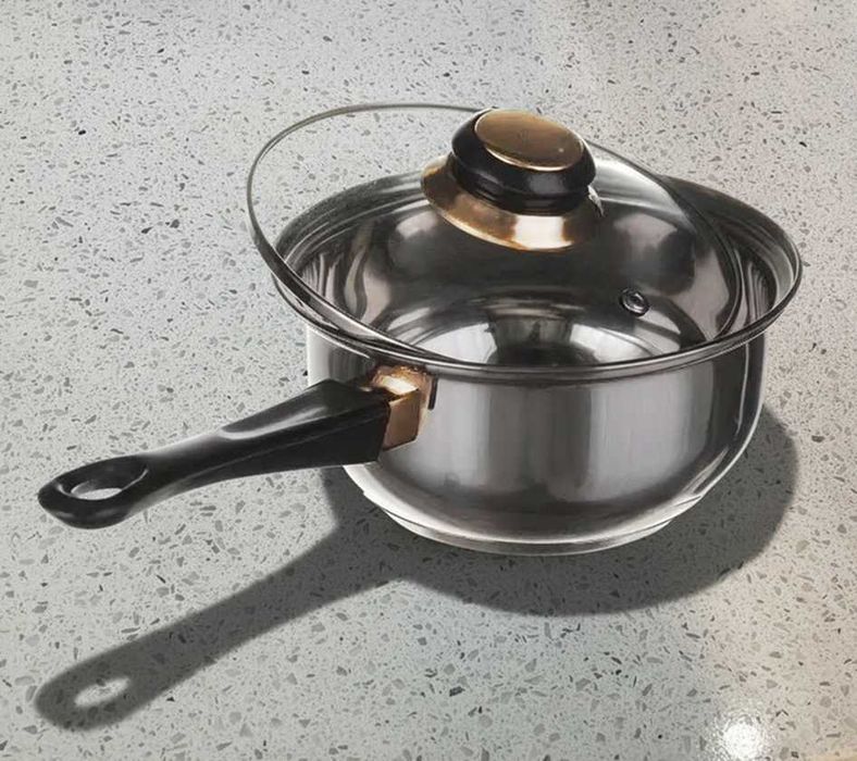 Набір каструль з нержавіючої сталі / набор кастрюль - 12 предметів