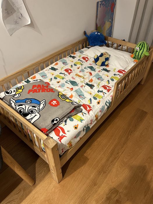 Cama montessori mon lit cabane crianca evolutiva madeira 70*140colchao