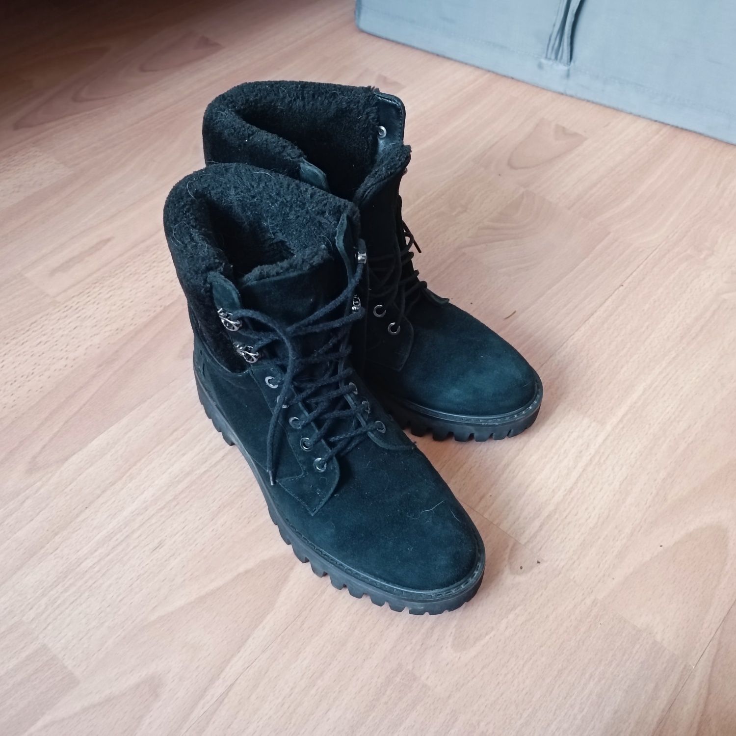 Buty Kazar zimowe botki 37 czarne