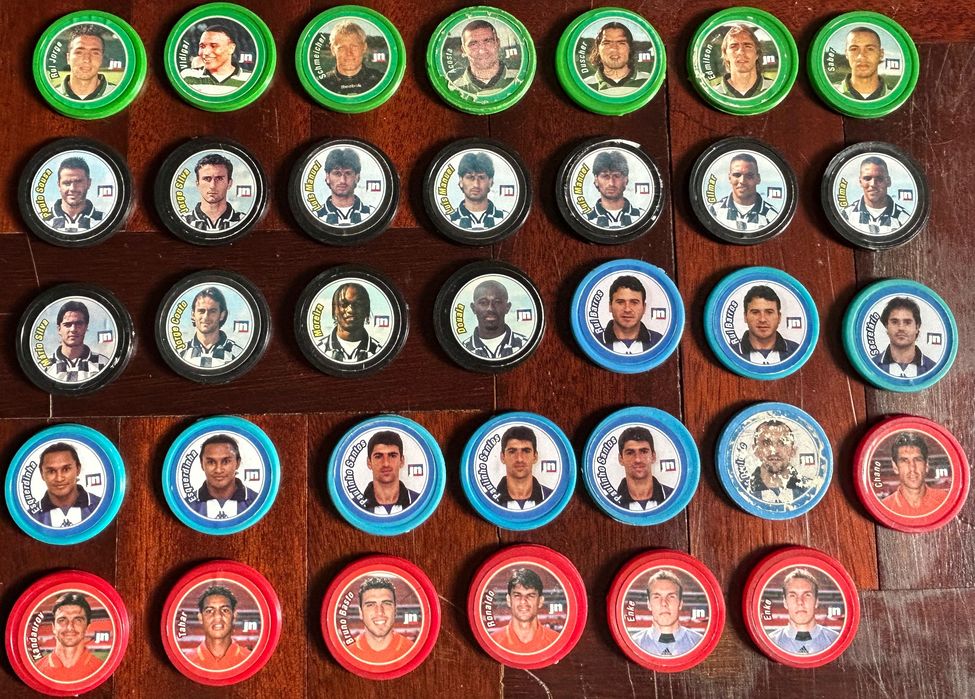 34 Tazos Jornal de Notícias / Sporting / Porto / Boavista / Benfica