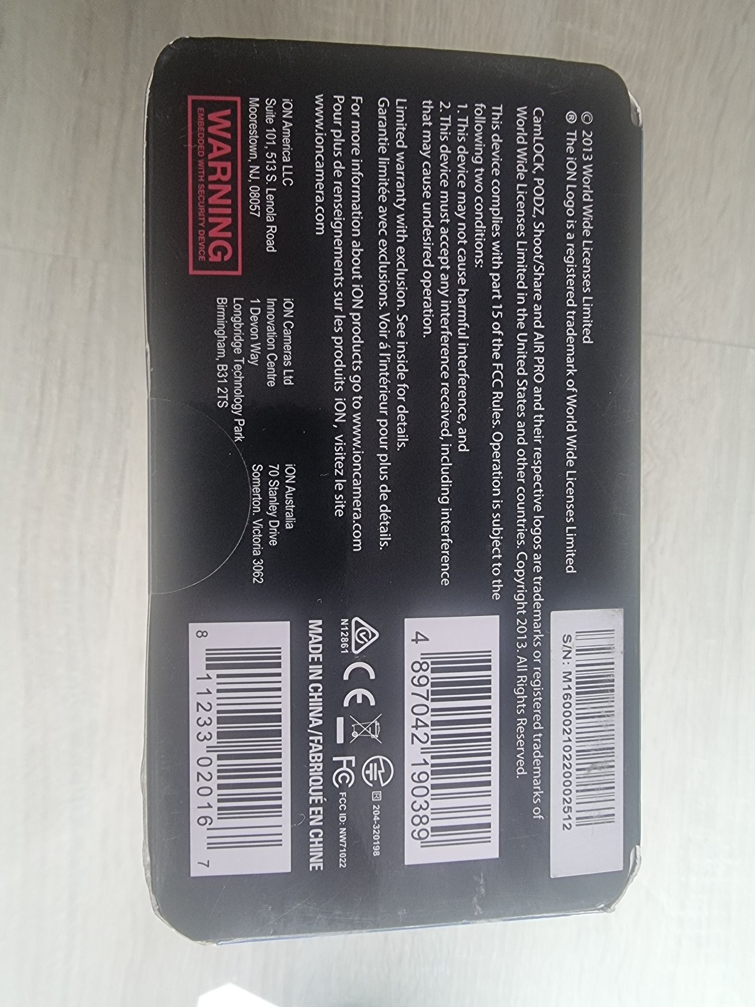 Kamera ion Air Pro 3 WiFi  czarna, niebieska
