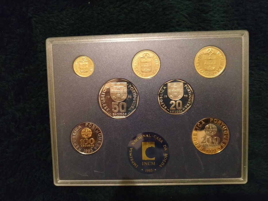 Portugal - caixa de moedas proof de 1993