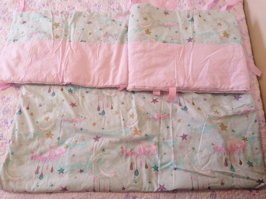 Conjunto de edredon para cama de grades