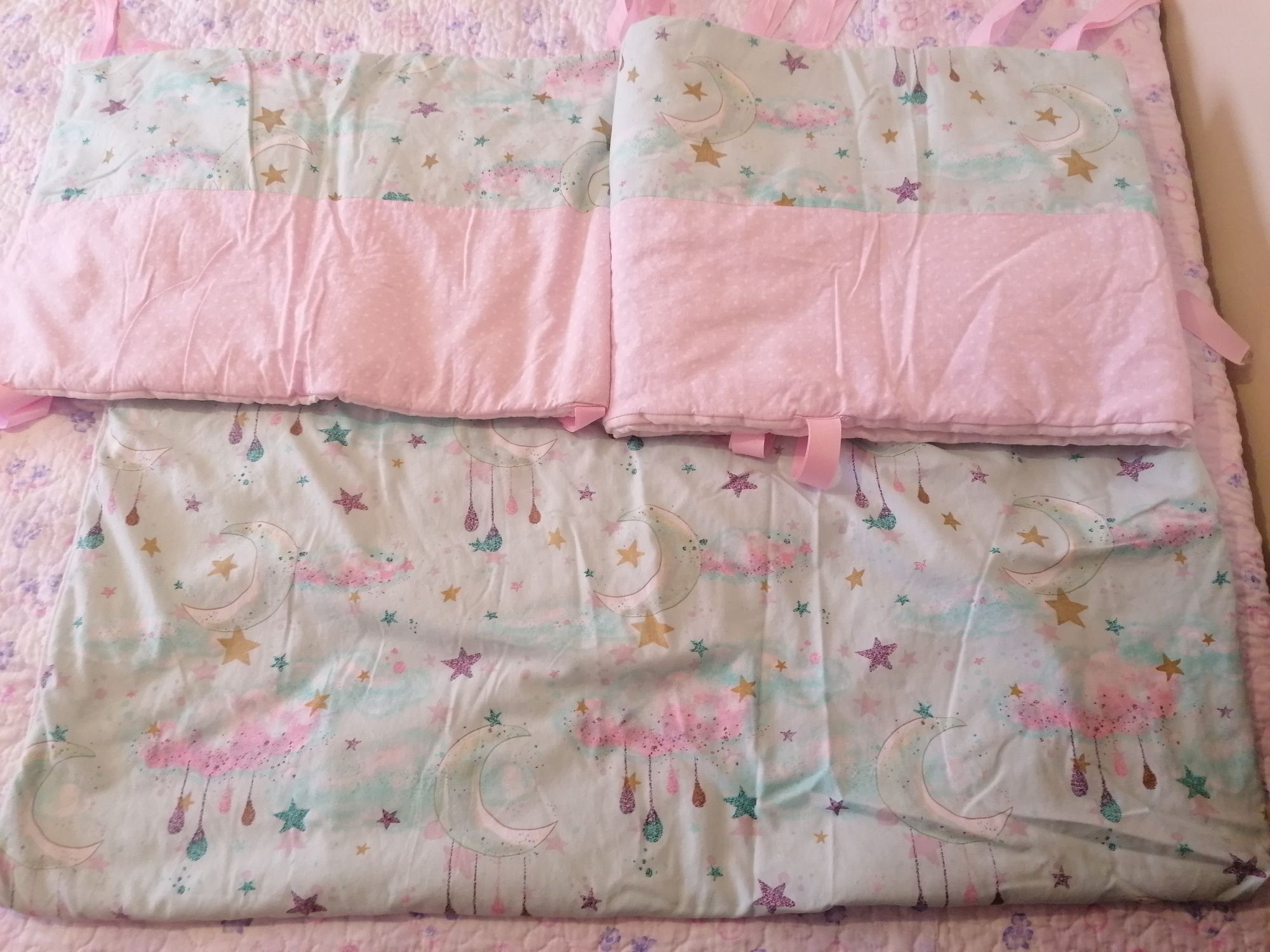 Conjunto de edredon para cama de grades