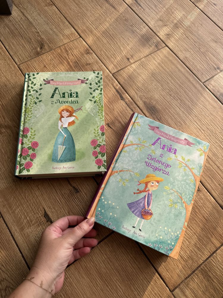 Nowa Książka Ania z Zielonego Wzgórza, twarda oprawa ilustracje