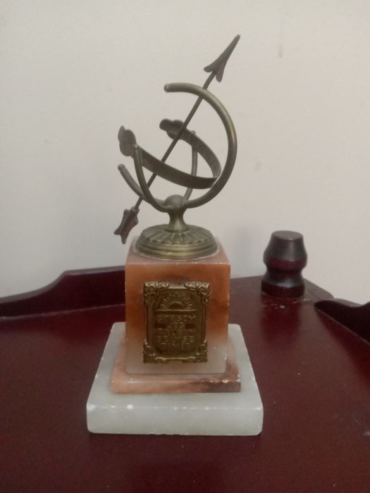 Zegar słoneczny gabinetowy PRL