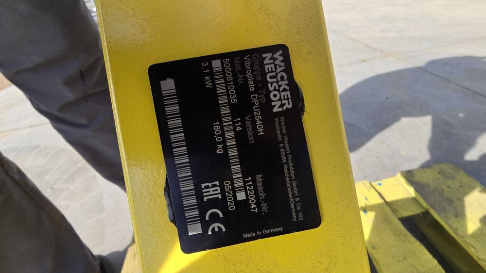 Zagęszczarka Wacker Neuson DPU 2540 H Bomag Weber Ammann Dynapac