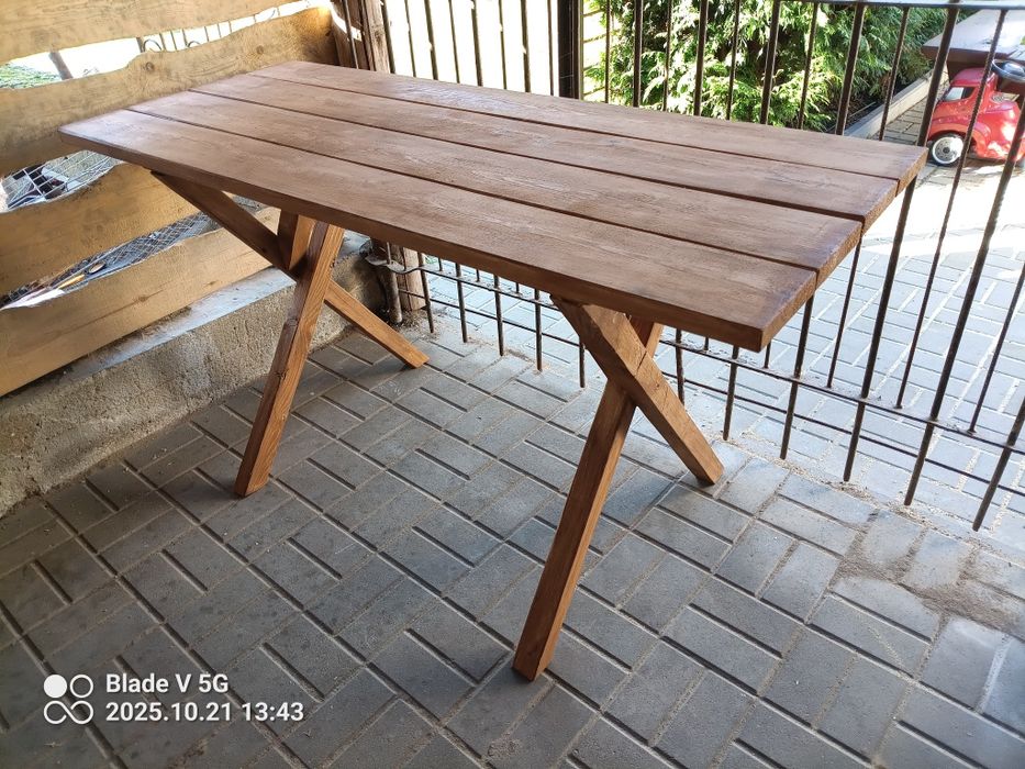 Stół ogrodowy 150/60 wysoki 85