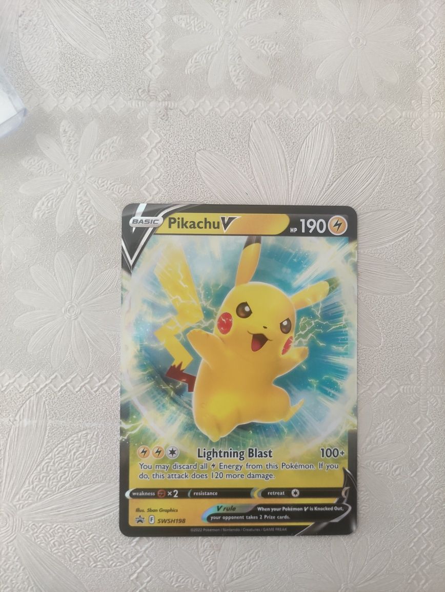 Carta Pokémon Pikachu V